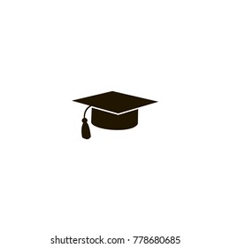 graduation hat icon. sign design