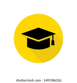 Graduation hat Icon Vector, Academic, Education symbol