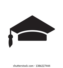 Graduation hat icon vector design template
