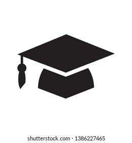 Graduation hat icon vector design template