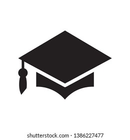 Graduation hat icon vector design template