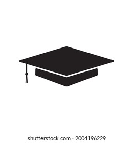 graduation hat icon vector illustration sign