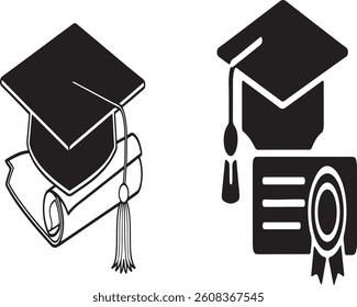 graduation hat icon,graduation hat silhouette,graduation cap, graduation hat isolated,graduation cap vector,graduation hat vector