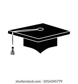 graduation hat isolated icon