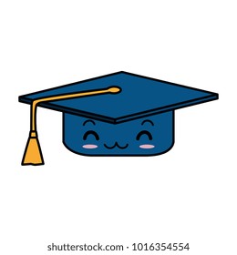 graduation hat isolated icon