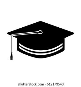 graduation hat isolated icon vector illustration design