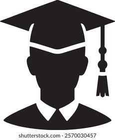 Graduation Hat isolated on white background