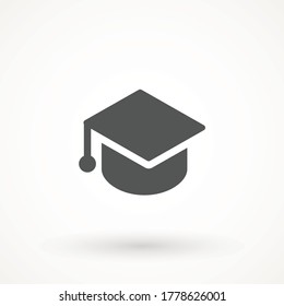 Graduation hat line icon. Education Vector illustration isolated on a white background. Premium quality symbol. Vector sign for mobile app and web sites.