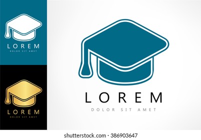 Graduation hat logo
