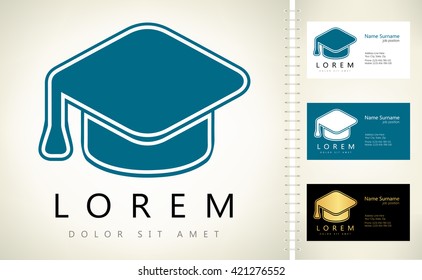Graduation hat logo