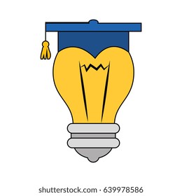 Graduation hat symbol