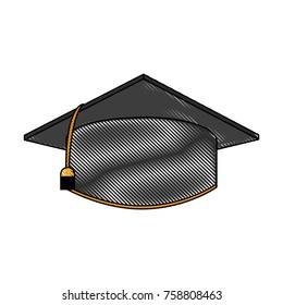 Graduation hat symbol