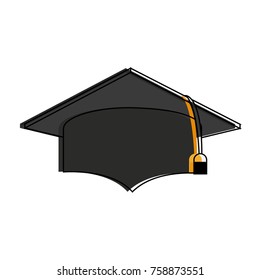 Graduation hat symbol