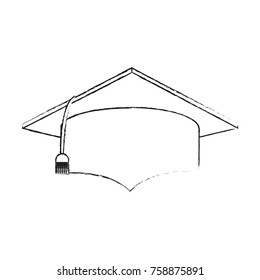 Graduation hat symbol