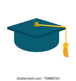 Graduation hat symbol