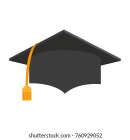 Graduation hat symbol