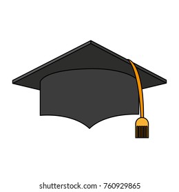 Graduation hat symbol