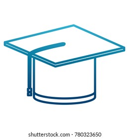 Graduation hat symbol