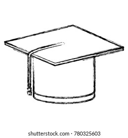 Graduation hat symbol
