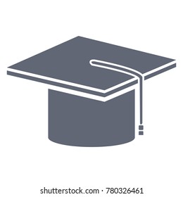Graduation hat symbol