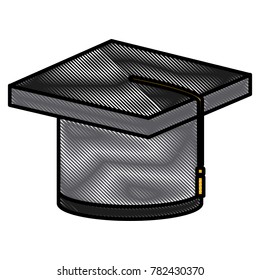 Graduation hat symbol