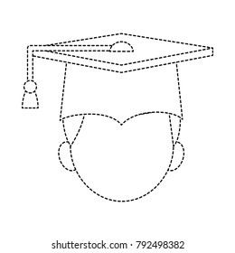 Graduation hat symbol