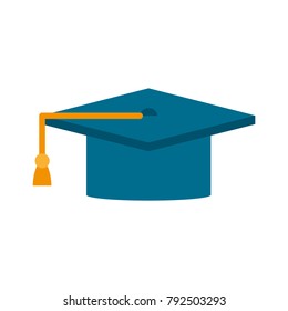 Graduation hat symbol