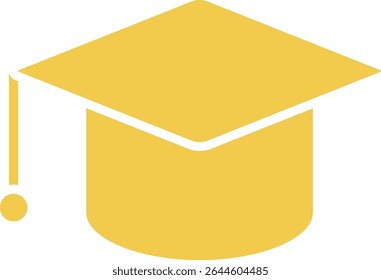 Graduation Hat vector icon. Can be used for printing, mobile and web applications.