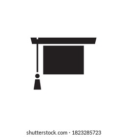 graduation hat vector icon design template