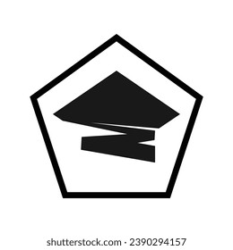Graduation hat vector icon illustration design