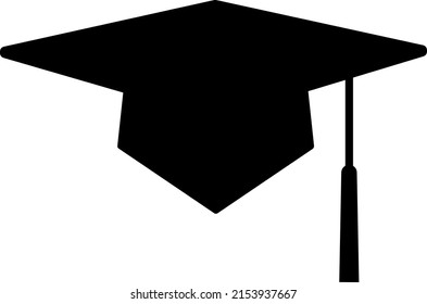 graduation hat vector isolated graduationhat icon
