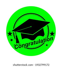 graduation hats. vector illustration Eps 10