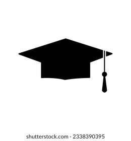 graduation hats. vector illustration Eps 10