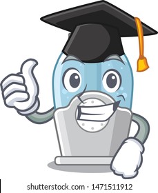 Graduation humidifier in the a cartoon bedroom
