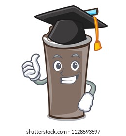 Graduation ice chocolate character cartoon