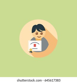 graduation icon