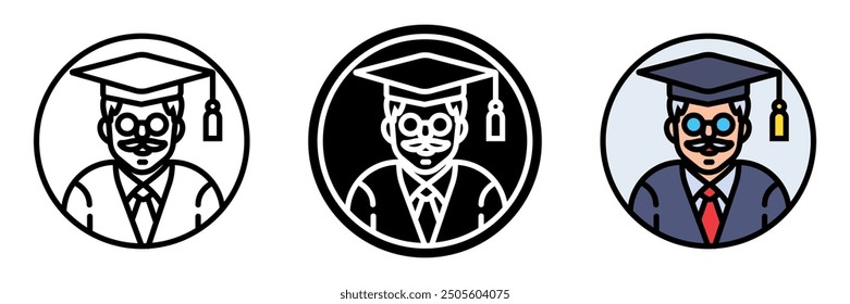 Graduation Icon, A ceremonial event marking the completion of a degree or academic program, where students receive diplomas and celebrate achievements.