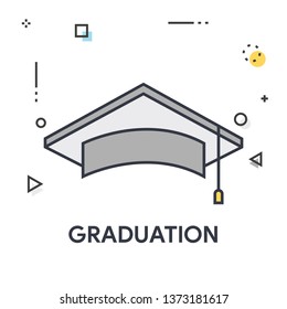 Graduation Icon Concept