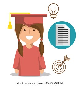graduation icon design