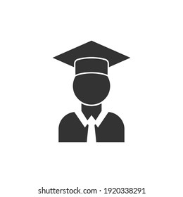 Graduation icon design template vector isolated illustration