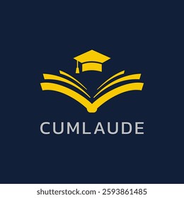 Graduation icon logo vector design