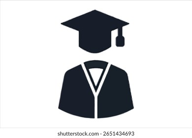 ícone Graduação vetor arte ilustração