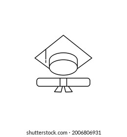 Graduationssymbol, Vektorsymbol10