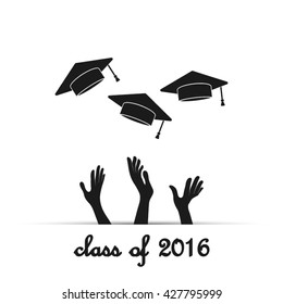 Graduation icon vector illustration