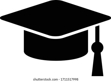 Illustration des Graduierungssymboles Vektorillustration einzeln