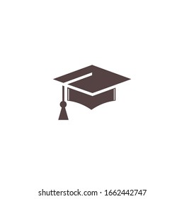 signo vectorial de icono de graduación aislado para diseño gráfico y web. plantilla de símbolo de graduación color editable en fondo blanco.