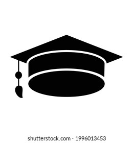graduation icon white background illustration