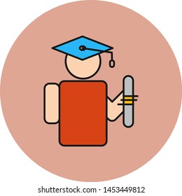Graduation icon for your project
