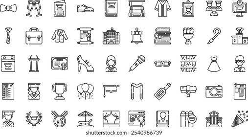 Colección de iconos vectoriales de alta calidad con trazo editable. Ideal para Profesional y Proyectos Creativos.