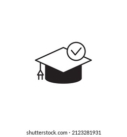 graduation icons symbol vector elements for infographic web 